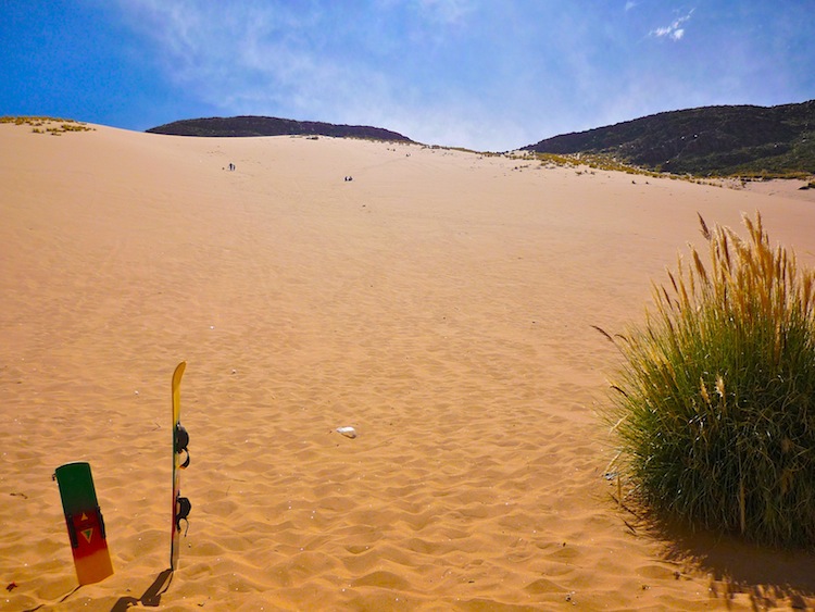 Sandboarding in Argentina