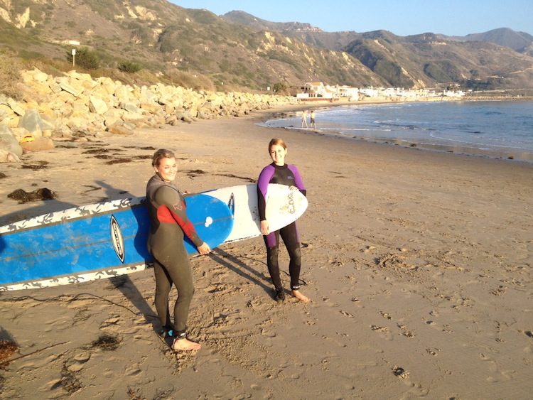 Learning to surf in Ventura