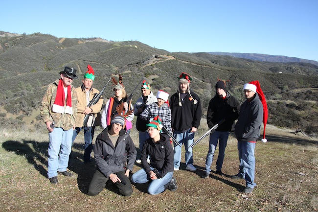 Family photo at the holiday shoot out