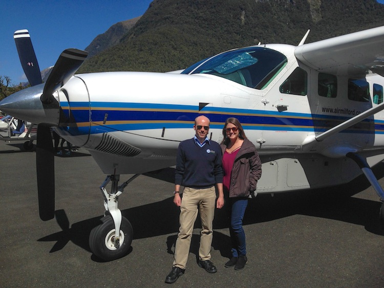 Flying to Milford Sound