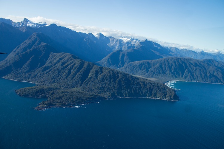 Flying to Milford Sound