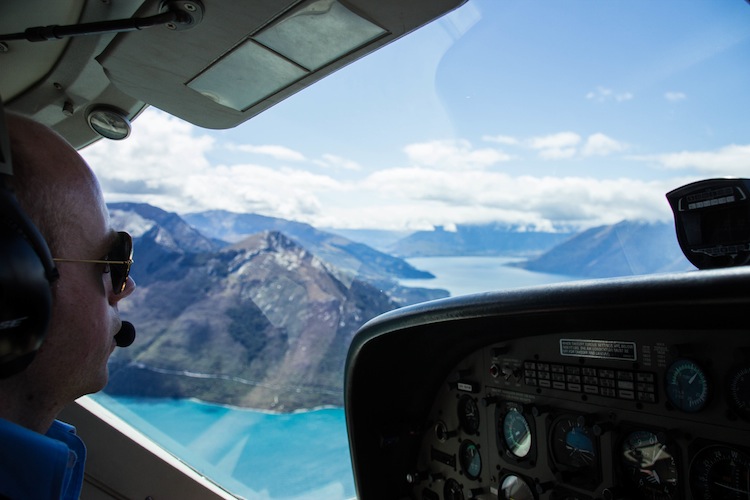 Flying to Milford Sound