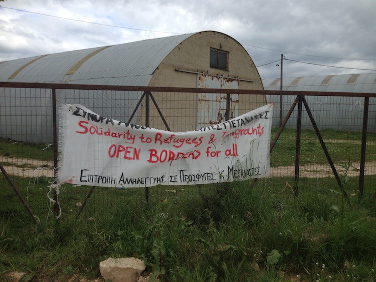 volunteering at a refugee camp in Greece