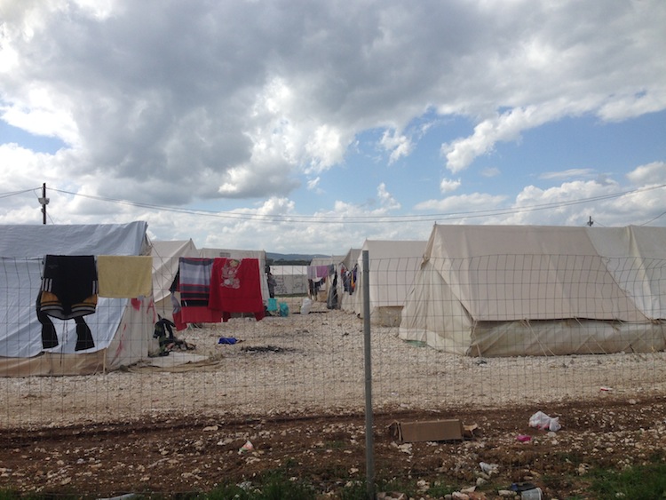 volunteering at a refugee camp in Greece