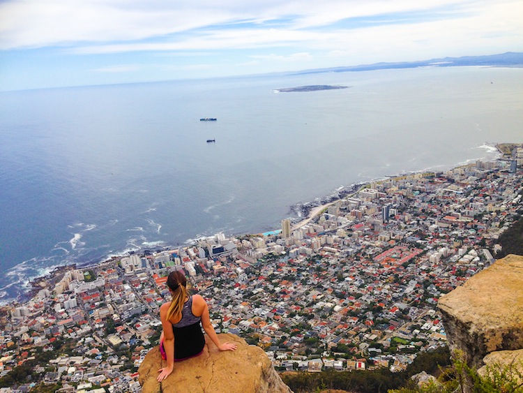 view from Lion's Head Capetown