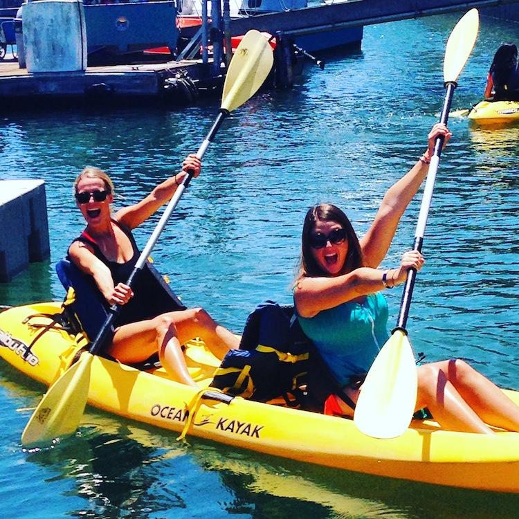 kayaking in Santa Barbara